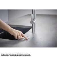 BLANCO PushControl Nachrüstset Ablauffernbedienung Edelstahl seidenmatt | 525272