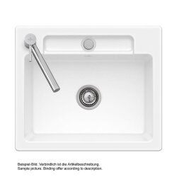 Villeroy & Boch Einbaubecken Siluet 60 S Classicline i4 Graphit Excenterbetätigung