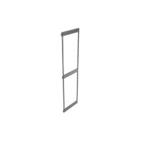 Vauth-Sagel Hochschrank-Auszug-Rahmen TAL Side, Höhe 1222 mm, für 4 Körbe, silber