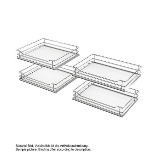 Vauth-Sagel COR Fold Premea Korb-Set, für 40 cm Tür, silberfarben/grau