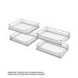 Vauth-Sagel COR Fold Premea Korb-Set, für 45 cm Tür, chrom/weiß