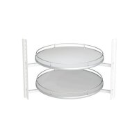 VS COR Wheel Pro, 4/4 Tablarvariante, Eckschrank 90 x 90 cm, inkl. Beschlag und Tablarboden