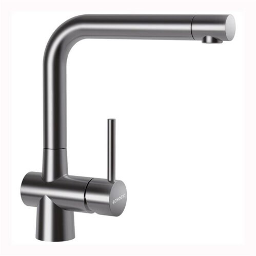 Schock Küchenarmatur Laios metallische Oberfläche
