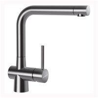 Schock Küchenarmatur Laios metallische Oberfläche