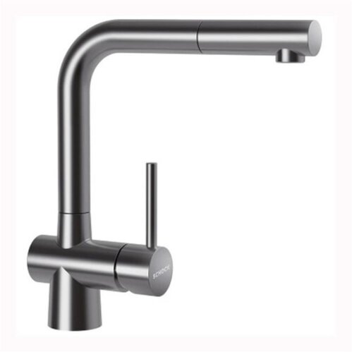 Schock Küchenarmatur Laios (ausziehbarer Auslauf) metallische Oberfläche