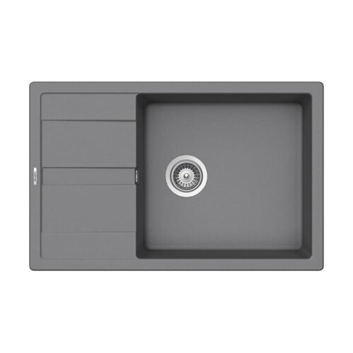 Schock Einbauspüle Cristalite Manhattan D-100LS A Croma GCR Exzenterbedienung