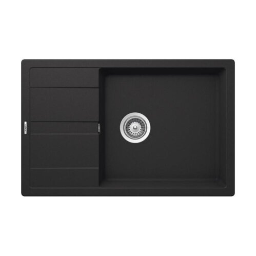 Schock Einbauspüle Cristalite Manhattan D-100LS A Onyx GON Exzenterbedienung