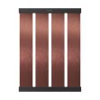 Schock Design-Abtropfgitter in Brushed Copper, Tiefe 480 mm