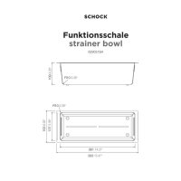 Schock Resteschale Edelstahl für Greenwich N-150 / Horizont Modelle