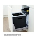 Müllex EURO-BOXX40-R, Abfallsammler für Frontauszüge, anthrazit