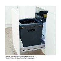 Müllex BOXX40-R, Abfallsammler für Frontauszüge, anthrazit