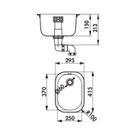 Naber Einbauspüle Standard S1 Edelstahl