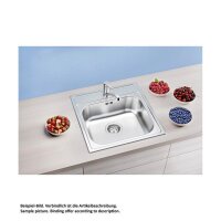 BLANCO Einbaubecken BLANCODANA 45, Edelstahl Naturfinish