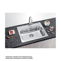 BLANCO Einbaubecken BLANCODANA 6, Edelstahl Naturfinish