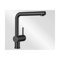 BLANCO Küchenarmatur LINUS-S schwarz matt