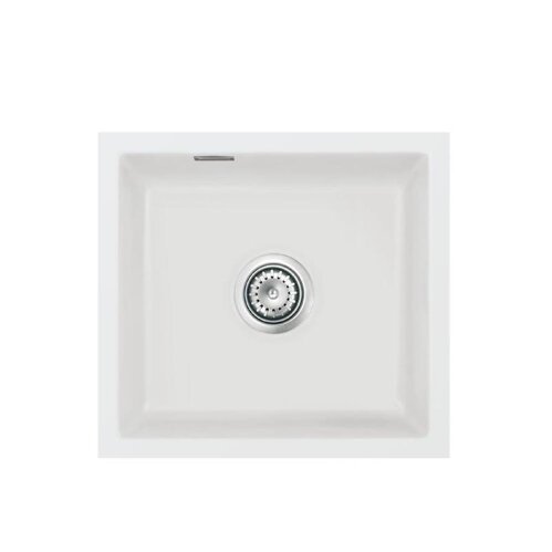 Systemceram Einbauspüle KeraDomo MERA 51 F/o flächenbündig einbaubar Handbedienung Satin