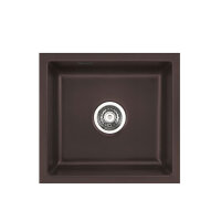 Systemceram Einbauspüle KeraDomo MERA 51 F/o flächenbündig einbaubar Excenterbedienung Siena