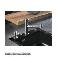 Systemceram Spülmittelspender SLIM, Edelstahlfinish