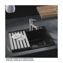 Systemceram Premium Faltmatte 330 x 450 mm Edelstahlfarben