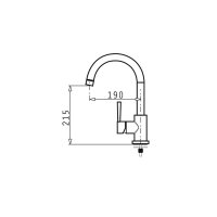Pyramis Küchenarmatur Gusto Basic Chrom