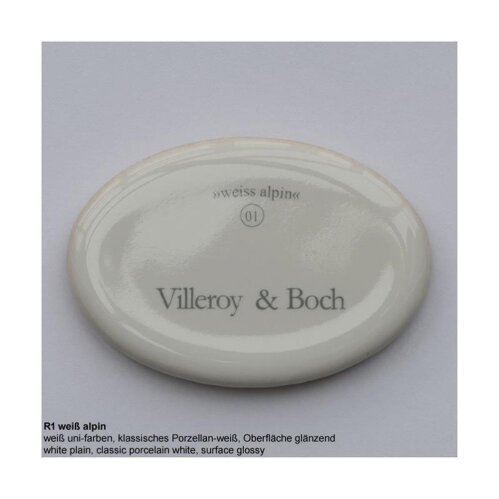 Farbmuster für Villeroy & Boch Spülen Classicline R1 Weiß alpin (glänzend)