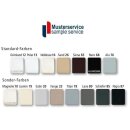 Farbmuster für Systemceram Spülen Sonderfarbe Schiefer 85