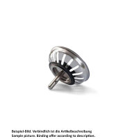 Systemceram Alba-Siebkorbventil für Handbetätigung