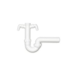 Kugelgelenksiphon, Siphon 1 ½" x Ø...
