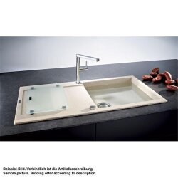 Franke Einbauspüle Maris MRG 611-97 Fragranit+ Black Matt, Excenterbetätigung (Druckknopf)