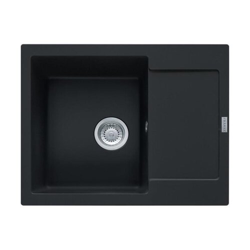 Franke Einbauspüle Maris MRG 611-62 Fragranit+ Black Matt Excenterbetätigung (Druckknopf)