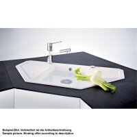 Franke Einbauspüle Maris MRG 612-97 E Fragranit+ Black Matt, Excenterbetätigung (Druckknopf)
