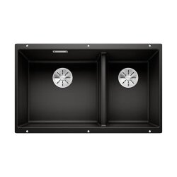 BLANCO Unterbaubecken SUBLINE 430/270-U SILGRANIT, InFino schwarz