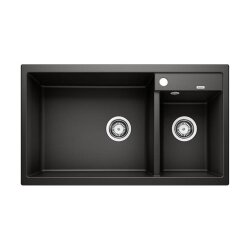 BLANCO Einbauspüle METRA 9 Silgranit schwarz