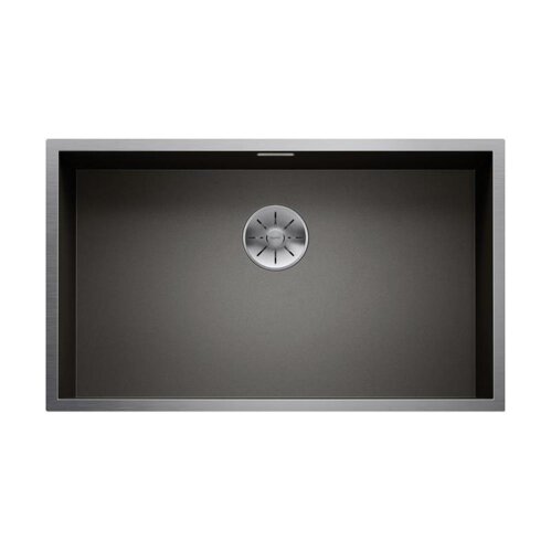 BLANCO Unterbaubecken ZEROX 700-U Edelstahl Dark Steel