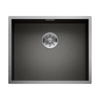 BLANCO Unterbaubecken ZEROX 500-U Edelstahl Dark Steel