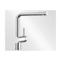 BLANCO Küchenarmatur LINUS Einhebelmischer PVD Steel | Hochdruck