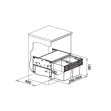 BLANCO Einbau-Abfallsammler SELECT II Compact 60/2