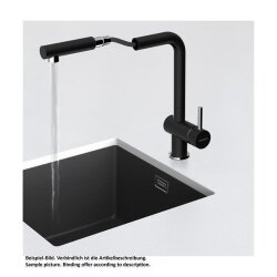 Schock Küchenarmatur Epos (ausziehbarer Auslauf) Cristalite Croma