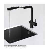 Schock Küchenarmatur Epos (ausziehbarer Auslauf) Cristalite Croma