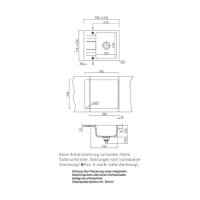 Systemceram Einbauspüle KeraDomo Genea 60