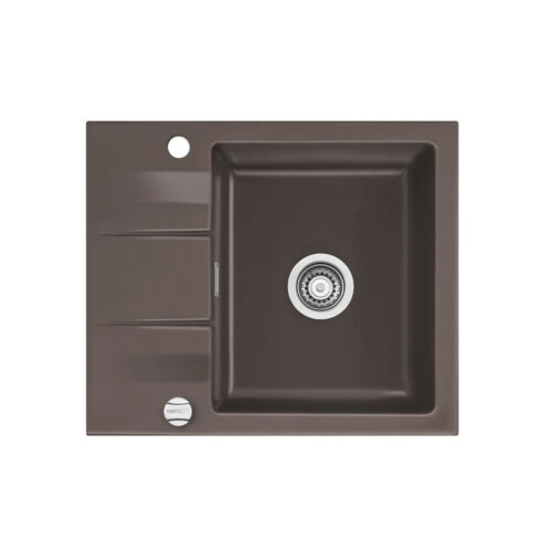 Systemceram Einbauspüle KeraDomo Genea 60 F flächenbündig einbaubar Handbedienung Standard Siena 65