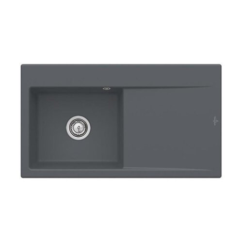 Villeroy & Boch Einbauspüle Subway Style 50 Becken links Handbedienung Classicline i4 Graphite