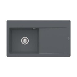 Villeroy & Boch Einbauspüle Subway Style 50 Becken links Handbedienung Classicline i4 Graphite