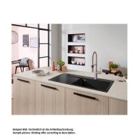 Villeroy & Boch Einbauspüle Subway Style 60 Flat (flächenbündig einbaubar) Becken rechts Excenterbedienung Classicline R1 Weiß alpin (glänzend)