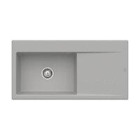 Villeroy & Boch Einbauspüle Subway Style 60 Flat (flächenbündig einbaubar) Becken links Handbedienung Classicline KD Fossil