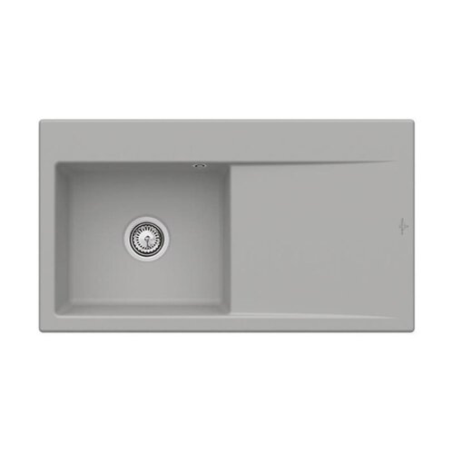 Villeroy & Boch Einbauspüle Subway Style 50 Flat (flächenbündig einbaubar) Becken links Handbedienung Classicline KD Fossil