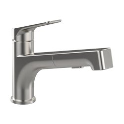 Villeroy & Boch Küchenarmatur Junis Shower Edelstahl massiv