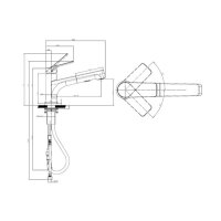 Villeroy & Boch Küchenarmatur Junis Shower Edelstahl massiv