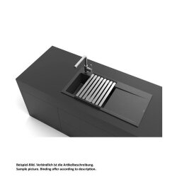 Villeroy & Boch faltbares Abtropfgitter Aluminium Edelstahlfarbig