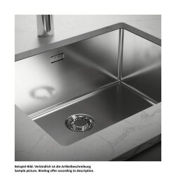 Naber Einbaubecken Corno Piu PFU4 Edelstahl
